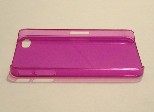 Custodia plastica rosa - in,